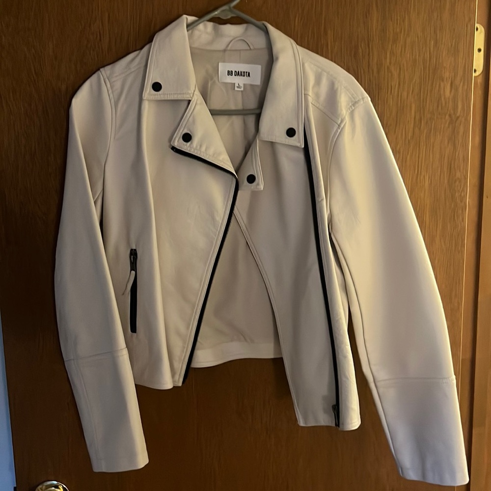 Faux leather jacket